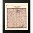 thumbnail image 2 of Brink 15x18 Black Modern Framed Museum Art Print Titled - Virginia Illinois Landowner - Brink 1874, 2 of 5