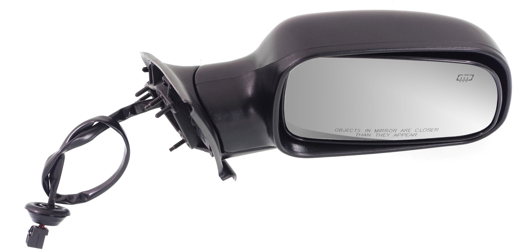 Mirror Compatible With 1999, 2001-2004 Jeep Grand Cherokee Right Passenger Side Heated Textured Black Kool-Vue