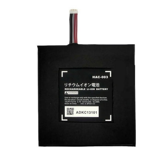 COOLHOOD HAC-003 High Capacity 4310mAh Lithium Batteries for Switches Game Consoles, Extended and Quick Charging
