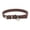 Brown, variant on Adjustable Leather Pet Collar with Bell, Classic Durable Basic Collar for Small Medium Dogs and Cats(Yellow,50cm)