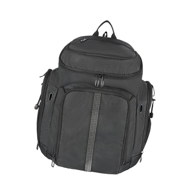 Mochila de baloncesto ligera con correas de hombro ajustables Mochila de gimnasio Jacquard negro