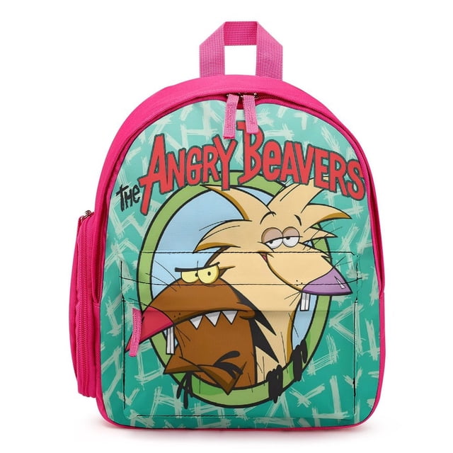 Los Castores Cascarrabias Mochila Escolar para Niños y Niñas, Mochila Infantil Ligera de Alta Calidad, Grande y Duradera ROSA