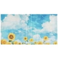 thumbnail image 2 of Sunflowers Sky 3 Ring Binders 1.5 inch Hardcover File Folders with Interior Pockets A4 Size Organizer for School Office Hospital, 2 of 8