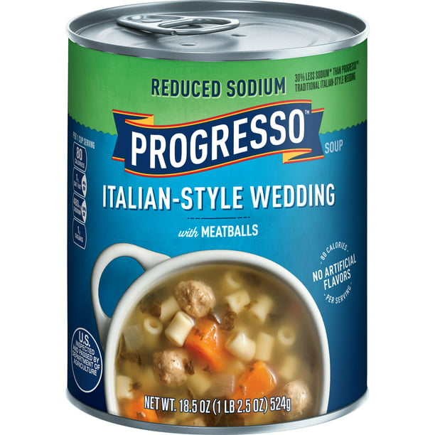 Progresso Soup Italian Style Wedding with Meatballs Soup