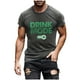 thumbnail image 1 of Tops para hombre, blusas y camisas de cuello redondo y manga corta para hombre. Camiseta informal de cuello redondo estampada de moda para hombre. Camisa de manga corta. Blusa para hombre., 1 of 3
