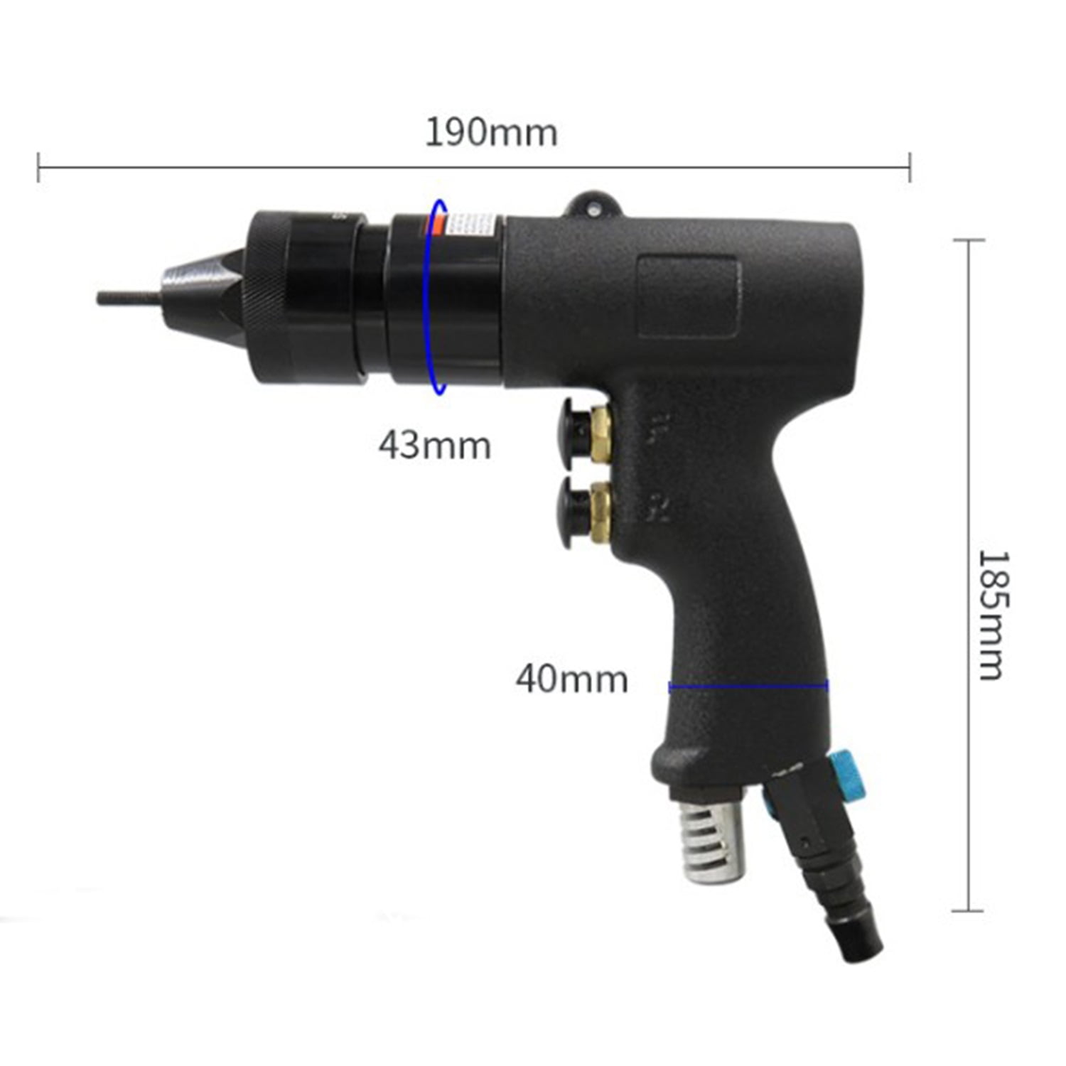 M5-M6 Pneumatic Rivet , Industrial Grade Rivet Nut , Pneumatic Rivet , Hand Tool ,Long Service Life