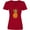 Red, variant on Inktastic Summer Pineapple Women's V-Neck T-Shirt