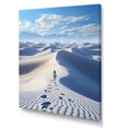 thumbnail image 2 of Designart "Winter Solitude Snowy Desert" Landscape & Nature Wall Art Print, 2 of 5