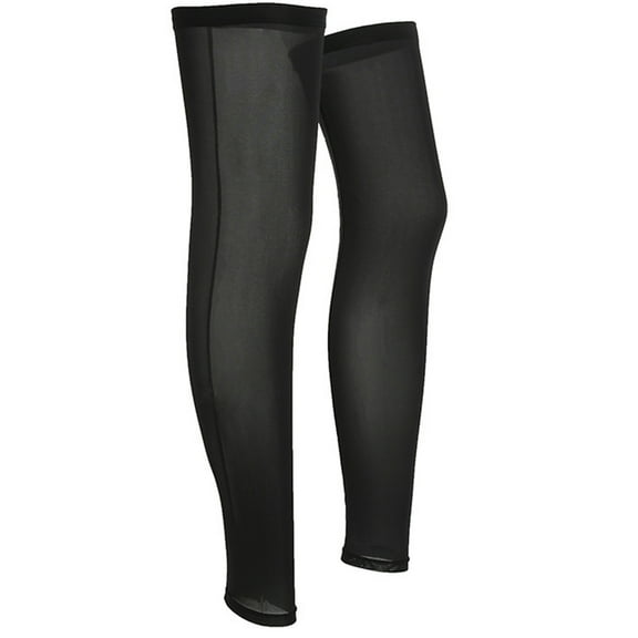 Yoetaun Woman Silk Ice for Sun for Protection Leg Sleeve Riding Outdoors Ladies Sports in Tube Socks Accessories Black