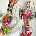 thumbnail image 4 of Christmas Bulb Gift Jar,Extra Large Clear Plastic DIY Craft Jars with Metal Lids for Holiday Candy Gifts, Oversized Hanging Decorations with Golden Hardware, 4 of 7