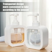 sixwipe 2 Pack Kitchen Hand and Dish Soap Dispenser Set, Soap Dispenser Bottle with Pump, Dispenser Bottle for Washing Up Liquid, Hand Wash, Wish, Shampoo, Lotion Dispenser Bottle for Kitchen & Bathroom(300ML)