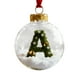 thumbnail image 2 of Bola Decorativa 26 Adornos Colgantes Navideños Con Forma De Bola De Letras, De Plástico Irrompible Con Purpurina Dorada, Personalizados Para Árboles Y Coronas (1 Unidad) Rkxzt, 2 of 9