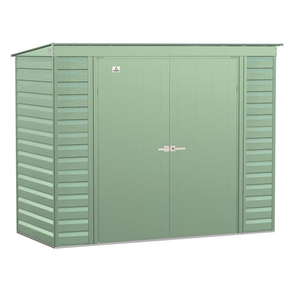 Arrow Select 8 x 4 x 6 ft Green Shed