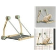 thumbnail image 4 of Cat Window Perch with Strong Suction Cups Comfortable Easy to Install Space Saving Sturdy Hammock for Bedroom Wall Indoor Climbing Playing Grey, 4 of 10