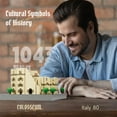 thumbnail image 7 of City Traveler Series Roman Colosseum Simulation Model Toy 1043pcs Micro Building Block Set DIY Assembly Best Gift For Home Decoration, 7 of 7