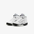 thumbnail image 3 of Little Kid's Jordan 5 Retro White/Black-Sail (440889 110) - 3, 3 of 8