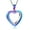 Rainbow, variant on Personalized Glass Heart Urn Necklace for Ashes Women Men Cremation Jewelry Urn Necklace for Human / Pet Memorial Keepsake for Loss Loved One