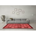 thumbnail image 3 of Ahgly Company Indoor Rectangle Abstract Red Modern Area Rugs, 2' x 4', 3 of 4
