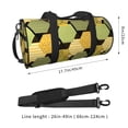 thumbnail image 4 of Easygdp Bee honey Travel Bag, Camping, Weekend, Carry On Overnight Duffel Bag with Shoulder Strap, 4 of 8