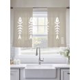 thumbnail image 5 of Fish Sheer Curtains 2 Panels Set Harmony Japanese Simple Style Beige Sheer Window Curtains Light Filtering Rod Pocket Voile Drapes for Bedroom Living Room 52"x45", 5 of 8