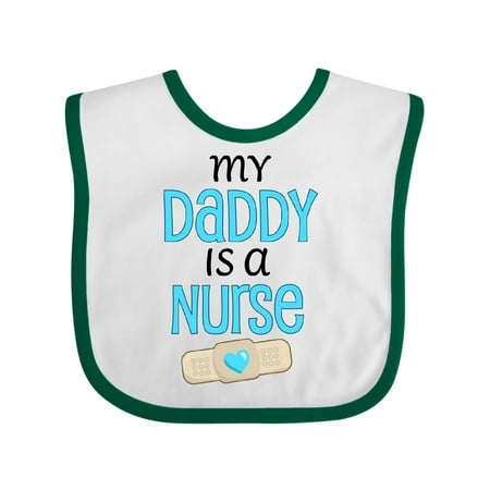 

Inktastic My Daddy is a Nurse Gift Baby Boy or Baby Girl Bib