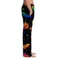 thumbnail image 4 of Mens Halloween Pajama Pants Fun Ghost Print Design Hallowmas Pj Pants for Men Loose Fit for Lounge and Home Wear Sleepwear Pajama Pants, 4 of 5