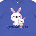 thumbnail image 4 of Inktastic Grandma Loves Me- bunny family Youth T-Shirt, 4 of 5