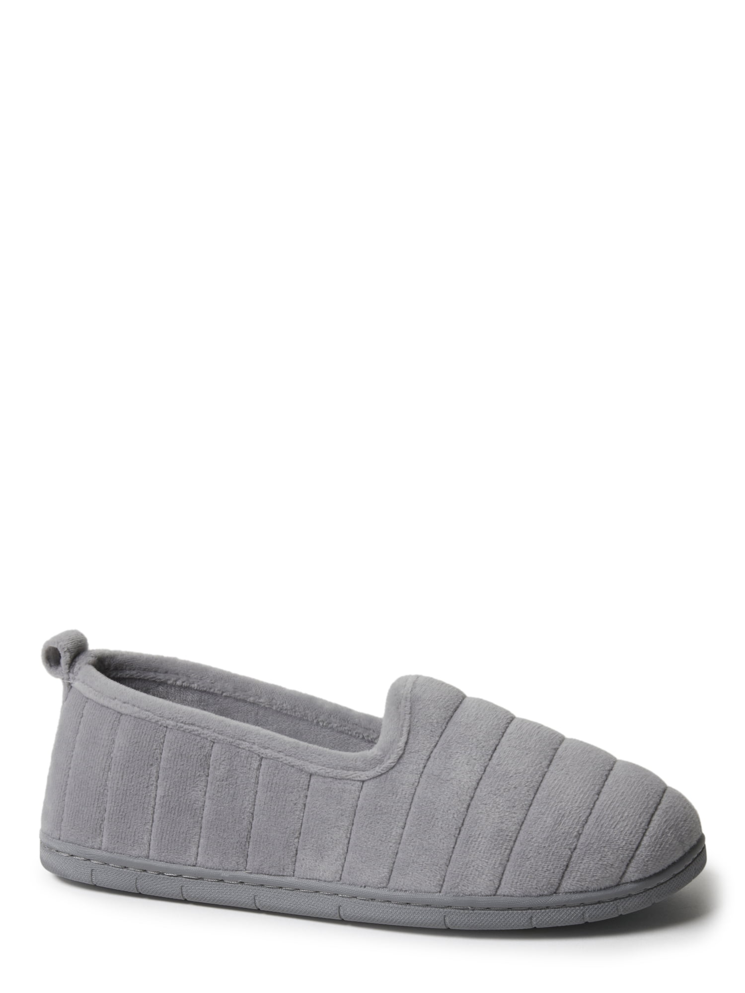 Women's Quilted Velour Closed Back Slippers Kuwait Ubuy - Main Image