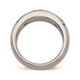 thumbnail image 2 of Titanium Cable & Spinel Argentium SS Bezel 9.25mm Band, 2 of 7