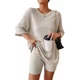 thumbnail image 3 of Conjunto Short Leggins Y Top 2 Pieza Mujer Casual Dama Salir, 3 of 3
