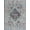 Light Blue, Navy, Ivory / Tigris, variant on BoutiqueRugs Tigris Traditional Area Rug - Gray, Orange, Ivory - 9' x 12'