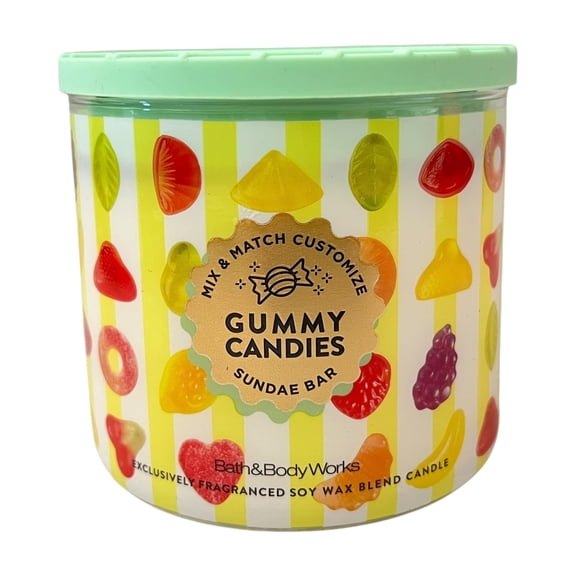 Bath & Body Works Gummy Candies 3-Wick Candle