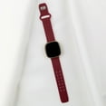 thumbnail image 2 of Gamecocks Engraved Silicone Unisex Watch Band for Fitbit Versa 3 and Sense (Maroon) by Affinity Bands, 2 of 4