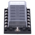 thumbnail image 4 of Portafusibles para automóvil, bloque de caja de fusibles de hoja de 12 vías 32V M5 Cubierta de plástico con indicador para automóvil marino, 4 of 5