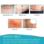 Aliver Silicone Scar Roll, 120-inch Scar Removal Sheets for Surgery Scar Tape Roll for C-Section, Painless