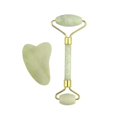 thumbnail image 3 of Set Masajeador Facial-Rodillo De Jade-Piedra Gua Sha-Diadema Mujer Spa. Rodillo de masaje facial para mujer-Rodillo facial de jade-facial Guasha. Masajeador de ojos., 3 of 5