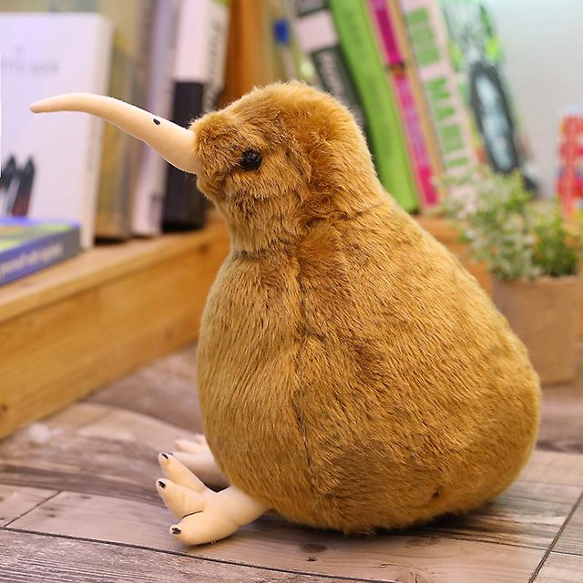 Juguete de peluche de pájaro Kiwi realista de 20-50cm, muñeco suave de peluche de Animal bonito, almohada de dibujos animados, juguete para niños, regalo de cumpleaños encantador