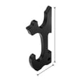 thumbnail image 2 of Xuanheng 2 Tier Flute Holder 2 Layer Wall Mounted Samurai Hanger Flute Display Rack, 2 of 7
