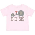 thumbnail image 3 of Inktastic Big Sis Elephant Girls Baby T-Shirt, 3 of 5