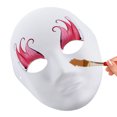 thumbnail image 3 of 9pcs DIY White Masks Pintado a mano Mascarilla Masquerade Prop Para Fiesta, 3 of 6