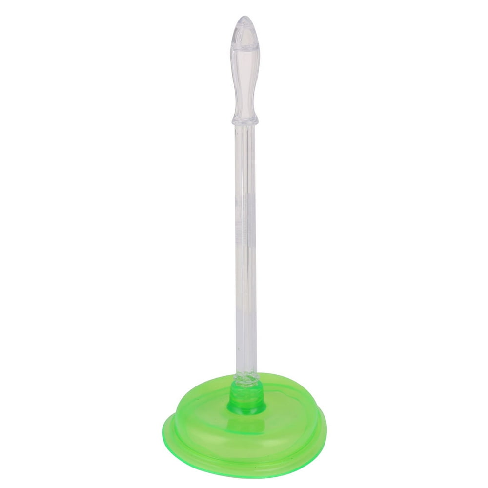 Uxcell Plastic Handle Rubber Suction Cup Toilet Plunger Pump Cleaning Tool