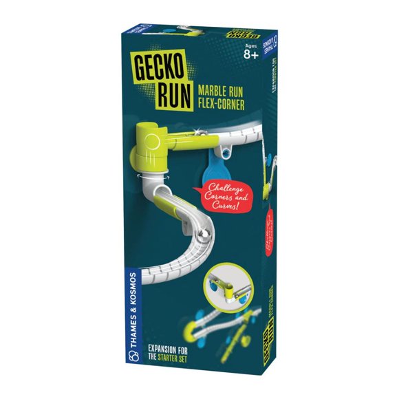 Gecko Run: Marble Run Flex-Corner Expansion Pack