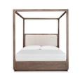 thumbnail image 3 of Magnussen Home Westbourne Dark Umber King Upholstered Poster Bed, 3 of 8