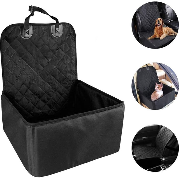Asiento de coche para perros extra estable - Asiento de coche para perros de alta calidad para perros pequeños y medianos - Asiento de coche para perros impermeable para asientos traseros y