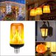 thumbnail image 3 of Bombilla LED con efecto de llama, 2 bombillas E27, bombillas de llama con detección de gravedad, bombillas decorativas para interiores y exteriores con 4 modos de luz, para jardín, 3 of 3