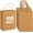 Brown, variant on 100 Pack 5.9x3.15x8.26 inch Small Gift Bags, Kraft Blue Bags with Handles Bulk for Birthday Party Favors,Gift Paper Bags,Retail Shopping Business Goody Craft Gift Bags