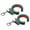 Green 2 pack, variant on tegongse Professional Wiring Assistant Cable Laying Roller Helper, Adjustable Clamp Pulley Accessories for Efficient Wire Pulling