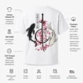 thumbnail image 5 of Vintage Japanese Koi Blossom Graphic T-Shirt, Heavy Cotton Unisex Classic Fit Tee, 5 of 9