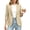 Khaki, variant on Blazers for Women Business Casual Lapel Open Front Long Sleeve Solid Color Suit Work Jacket Button Blazer with Pockets