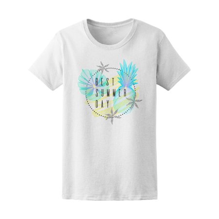 Best Summer Day Tropical Plants Tee Women's -Image by